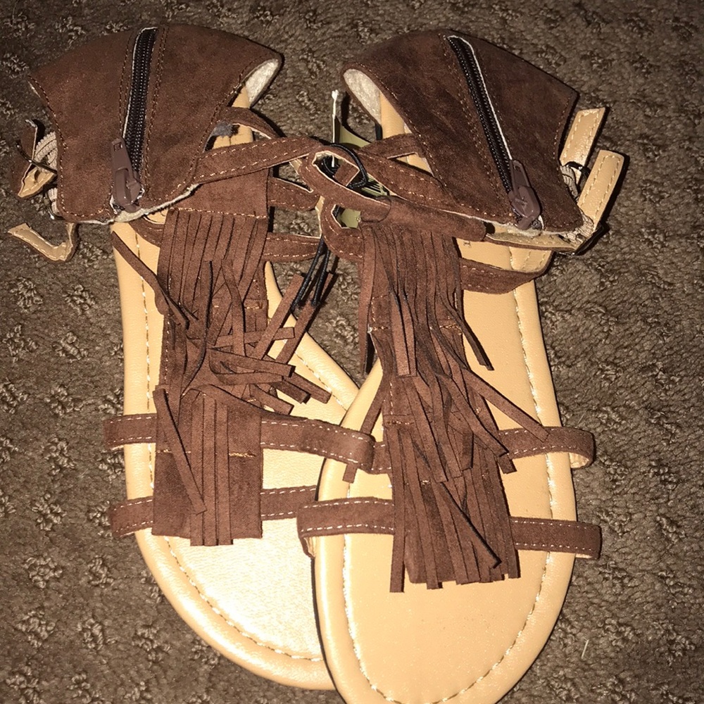 Brown sandals